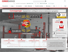 Tablet Screenshot of consogarage.com